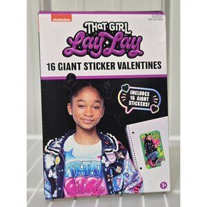 Nickelodeon That Girl Lay Lay 16 Giant Sticker Kids' School Trading Valentines